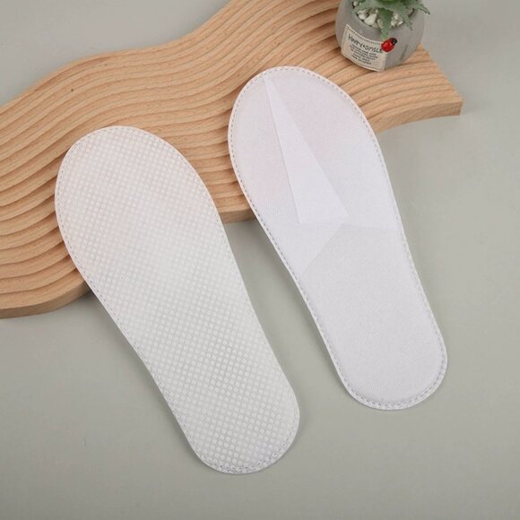 10 pairs of disposable slippers (5 black + 5 white) - Picture 3 of 6